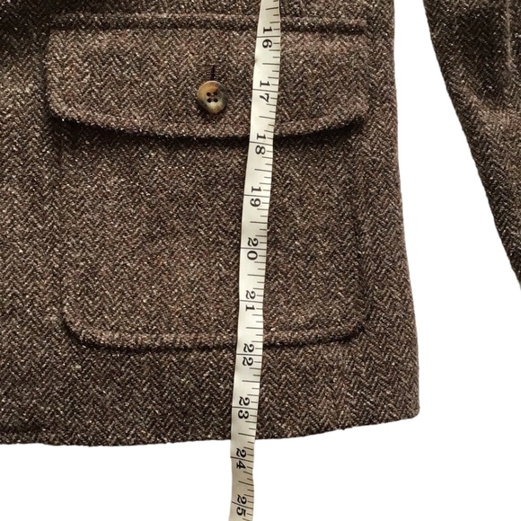 L.L. Bean Wool Silk Blend Brown Blazer, size M - Picture 11 of 13